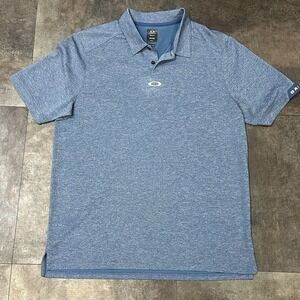 Oakley Shirt Mens XL Short Sleeve Golfing Polo Light‎ Regular Fit Gravity 2 Teal